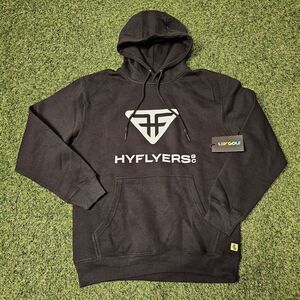 Liv Golf Hoodie Mens Medium Hyflyers GC Black Team Wear Phil Mickelson